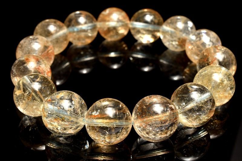 １点物 天然色 ヒマラヤ産 アクアマリン 13.5mm ブレスレット パワーストーン 天然石 _MA8530