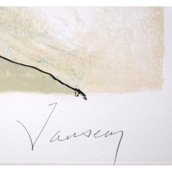 ジャン・ジャンセン(Jean Jansem)「バラ色のペチコートの少女