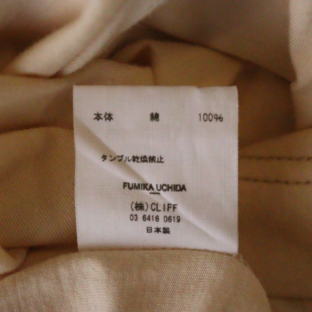 FUMIKA UCHIDA (フミカウチダ) レイヤードデザイン コットン