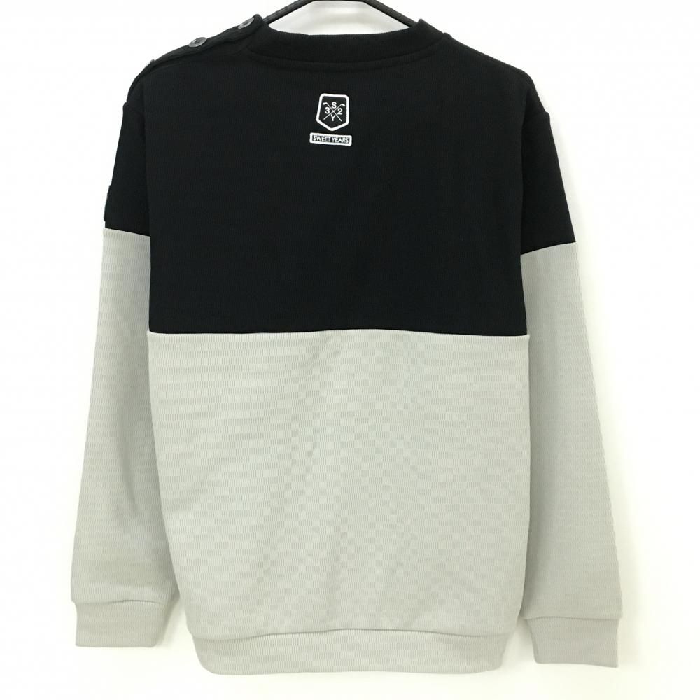 SY32 ハイネックトレーナー ライトベージュ×黒 ニット 裏起毛 メンズ XL ゴルフウェア モデル SY32 BY SWEET YEARS LLC-HASEGAWATOSO_COM