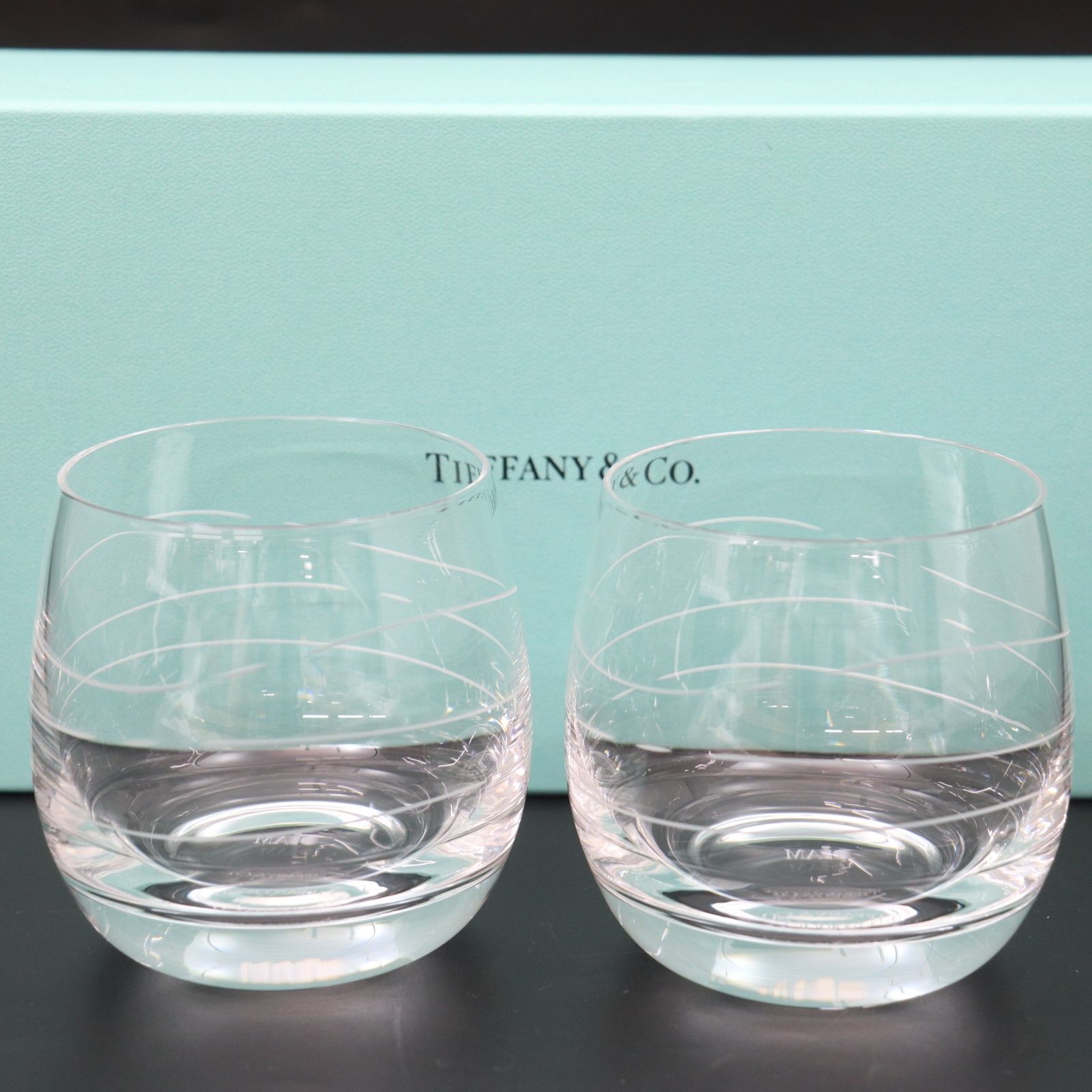 未使用品【Tiffany&Co.】ティファニー　アップルガラスキャニスターポット 未使用品【Tiffany&Co.】ティファニー アップルガラス