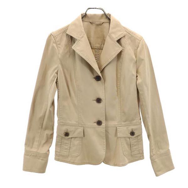BURBERRY - 古着 BURBERRY LONDON バーバリーロンドン テーラードジャケット 38 ベージュ 三陽商会 レディース BURBERRY - 古着 BURBERRY LONDON バーバリーロンドン