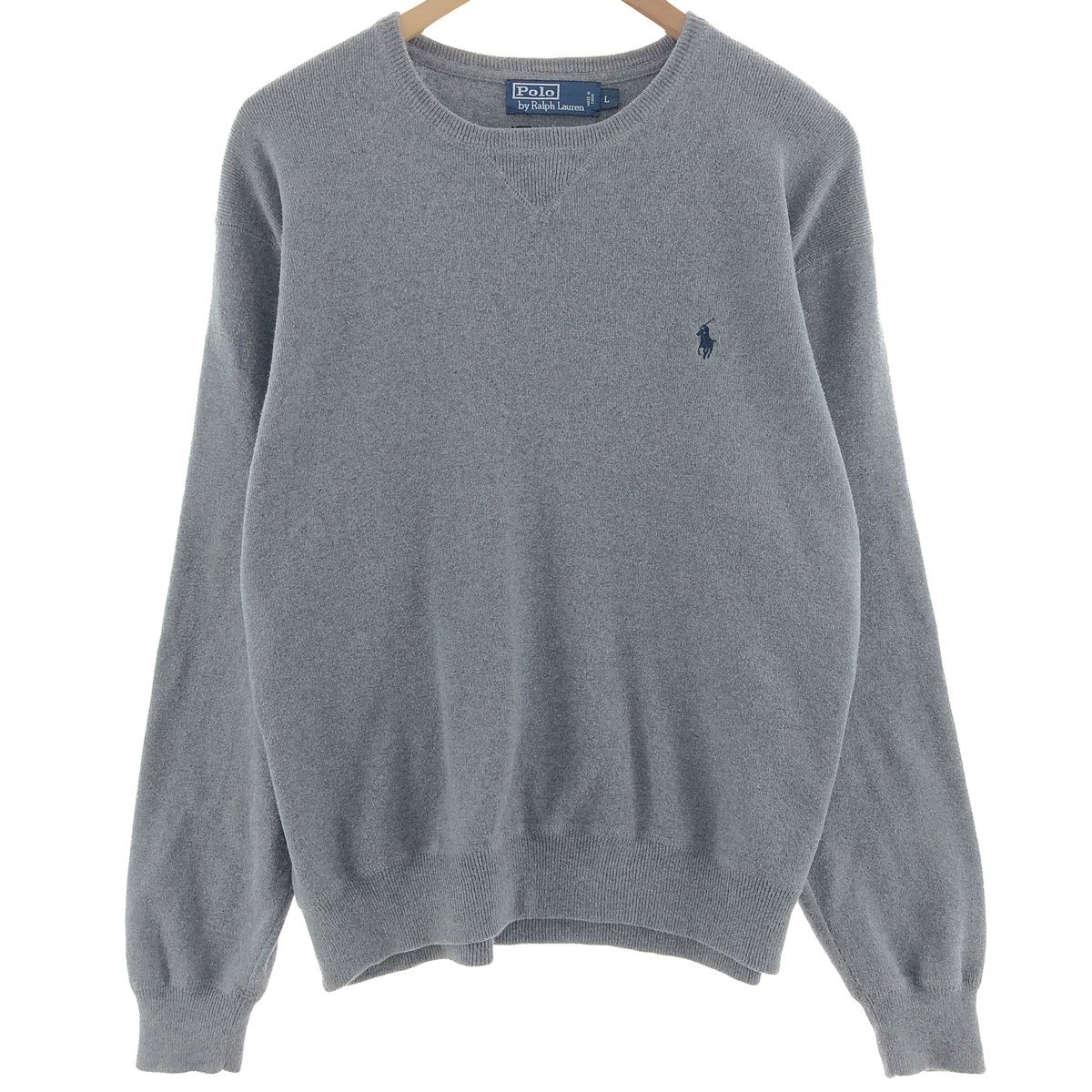 古着 ラルフローレン Ralph Lauren POLO by Ralph Lauren コットンニットセーター メンズL相当/eaa381638