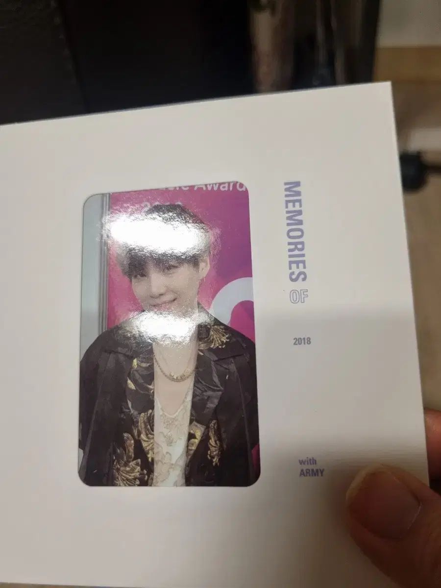 防弾少年団(BTS) - 【公式】SUGA ユンギ Memories 2018 Blu-ray トレカ BTS Memories of 2018 BluRay Blu ray SUGA YOONGI Official