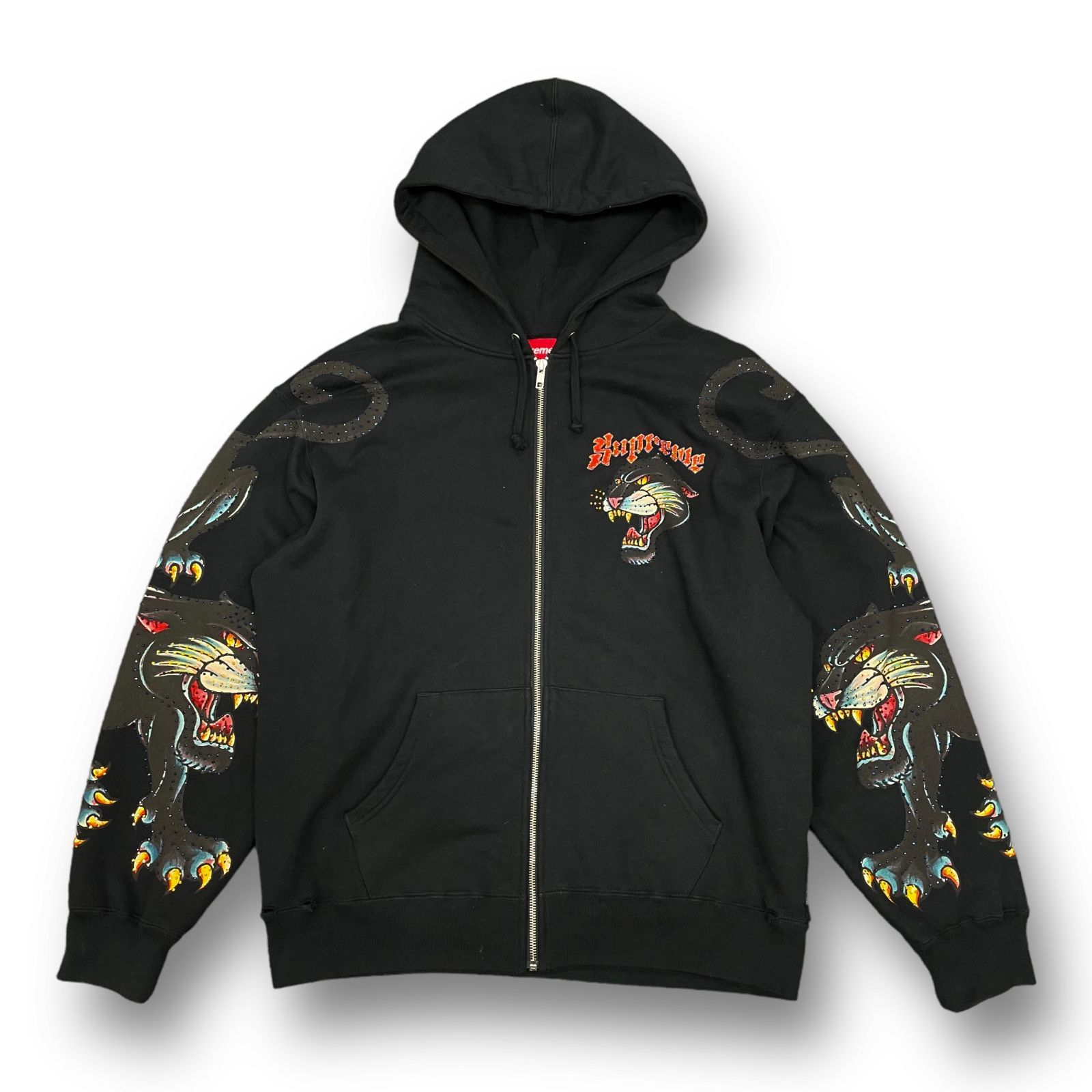 国内正規 Supreme 21SS Panther Zip Up Hooded Sweatshirt スワロ