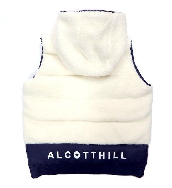 Alcott hill(アルコット ヒル) ジップアップ ボア ダウンベス