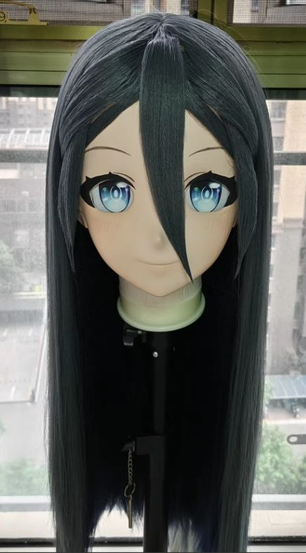 全頭マスク カツラ付き NO.670 マスク ドール ヘッドロリータ人形 コスプレ 仮装 変装 着ぐるみ コスチューム kigurumi
