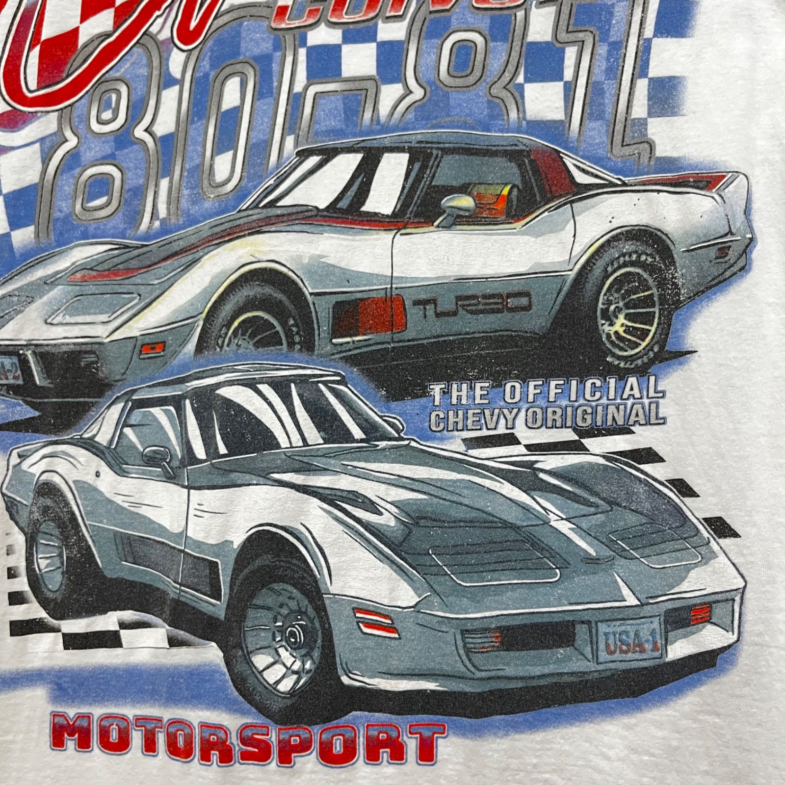 シボレー コルベット Chevrolet Corvette Tシャツ レース アメ車 旧車 