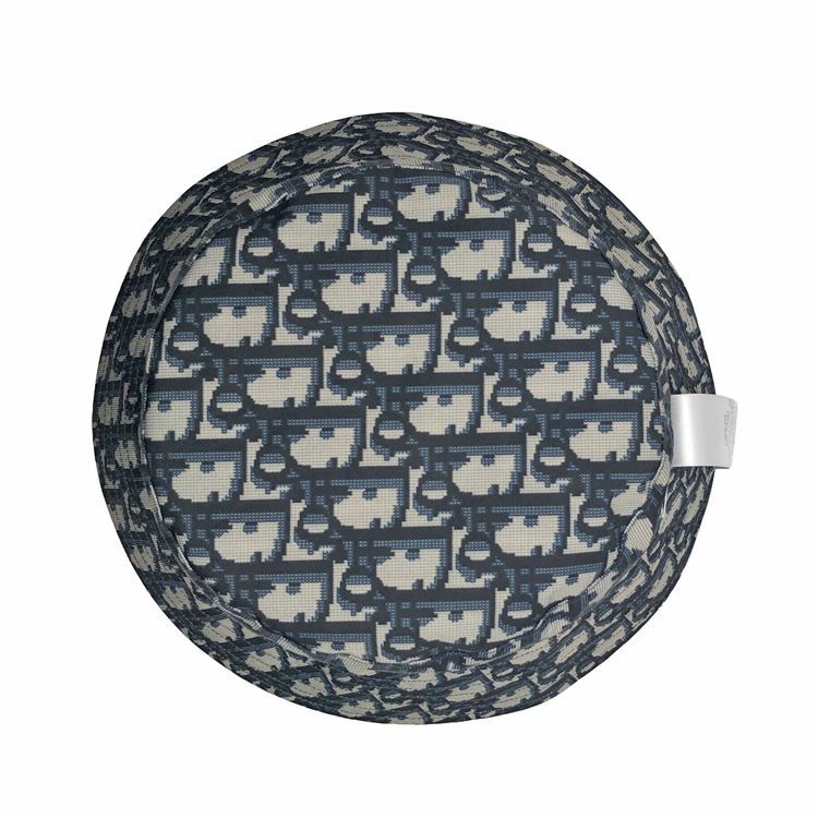  Christian Dior クリスチャンディオール Teddy-D リバーシブル ボブハット バケットハット size 57 ウィメンズ メンズ 帽子 メタリック オブリーク ロゴ ネイビー バケットハット ハット