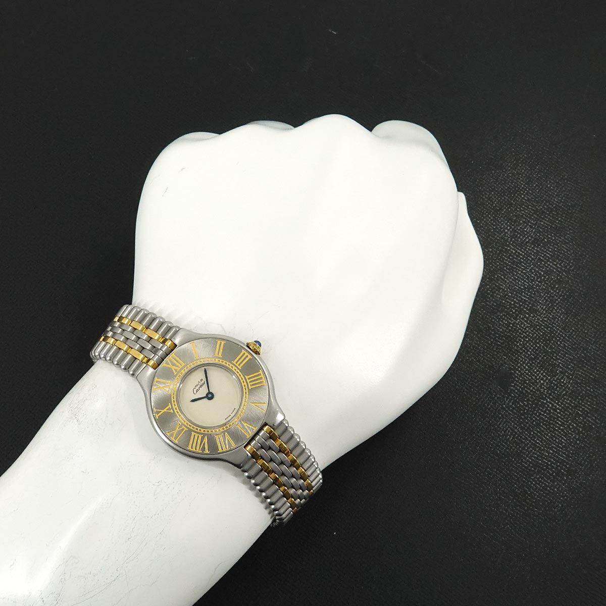 カルティエ Cartier マスト21 ヴァンティアンLM コンビ W10050F4  