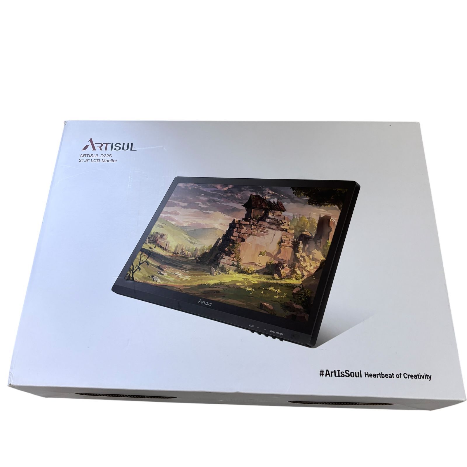 Artisul 液タブ 大画面 傾き検出機能 IPS液晶タブ 充電不要ペンFHD解像度 無段階調節スタンド付き 液晶ペンタブレット 21.5インチ Artisul D22S