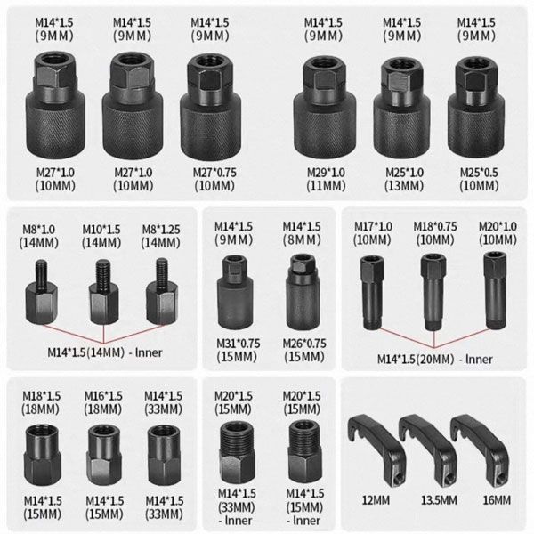 空気圧インジェクターツールキットディーゼルインジェクタープーラー プーラーキット ベアリングプーラー スライドハンマー 空気圧分解 空気圧プーラー