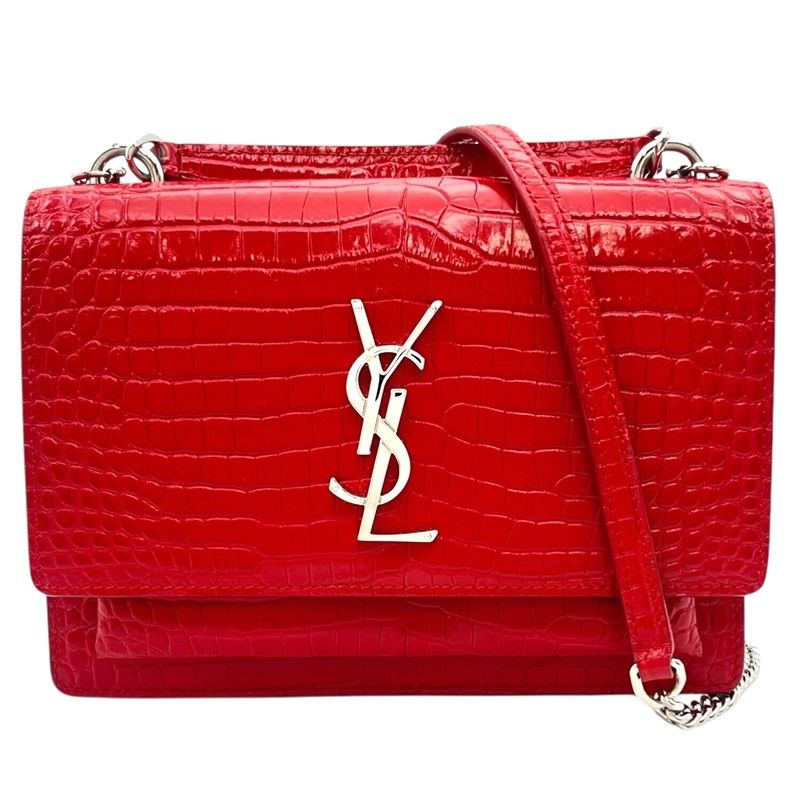 サンローラン SAINT LAURENT サンセット チェーンウォレット 533026 