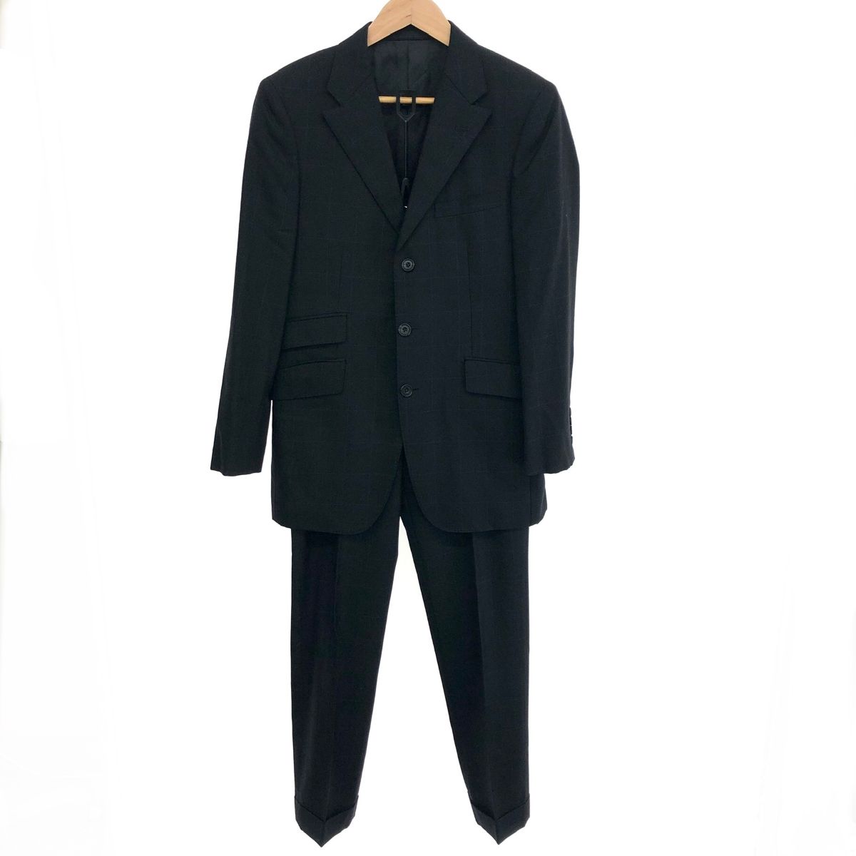 良好 BURBERRY BLACK LABEL バーバリーブラックレーベル 3Bスーツ