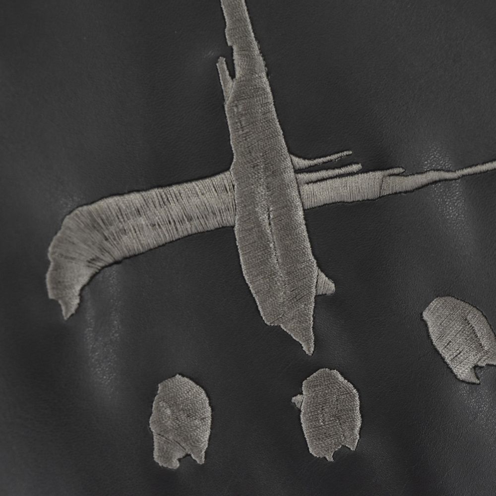 CVTVLIST カタリスト コーチジャケット フェイクレザージャケット グレー