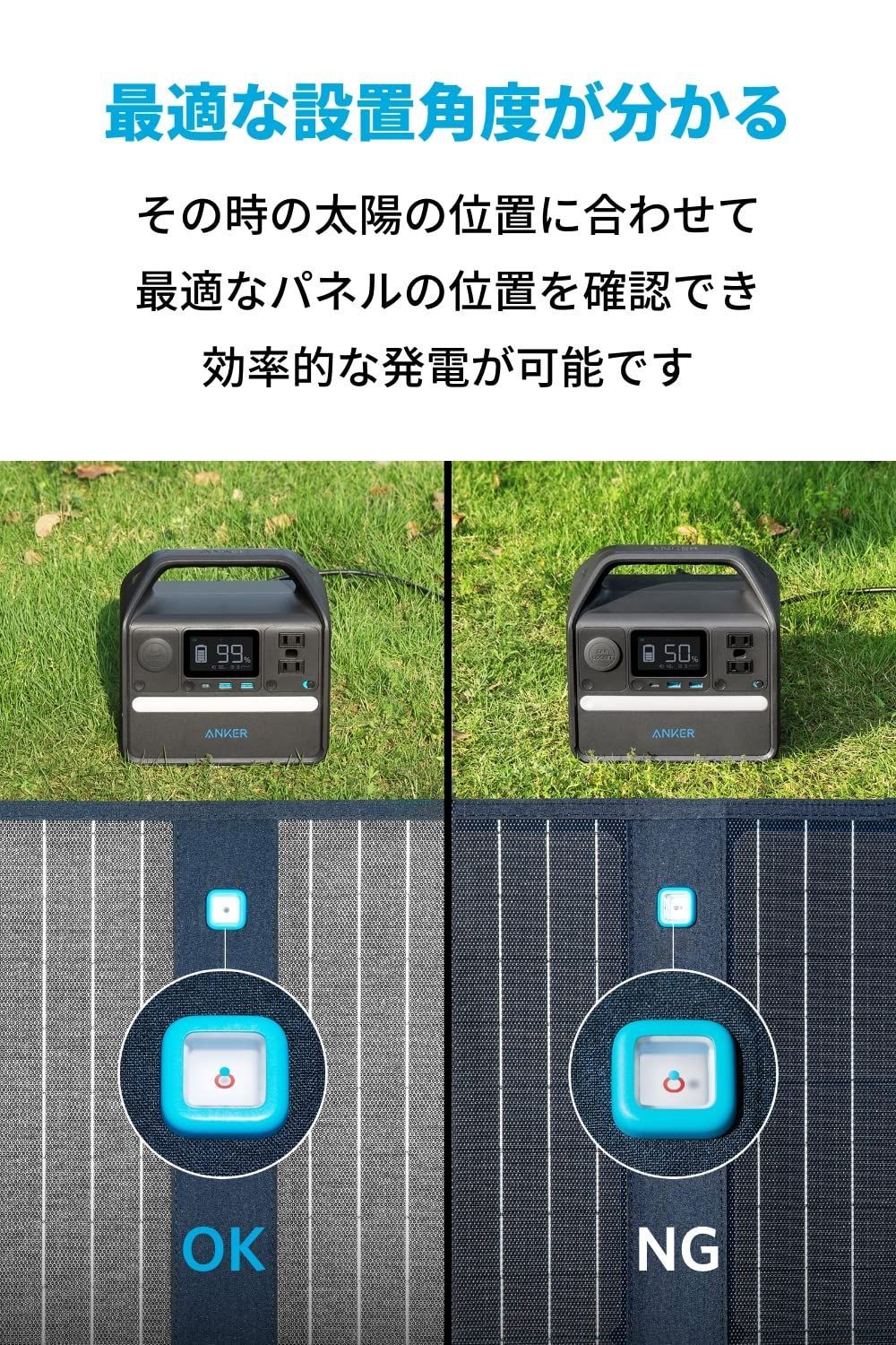 特価セール】625 Anker Solar Panel (100W)【ソーラーパネル/PowerIQ