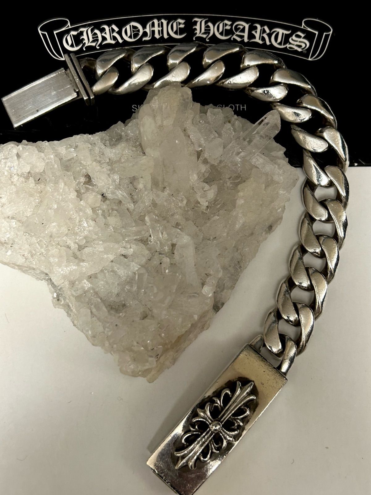 Chrome Hearts - クロムハーツ 希少1992年刻印 IDブレス 13