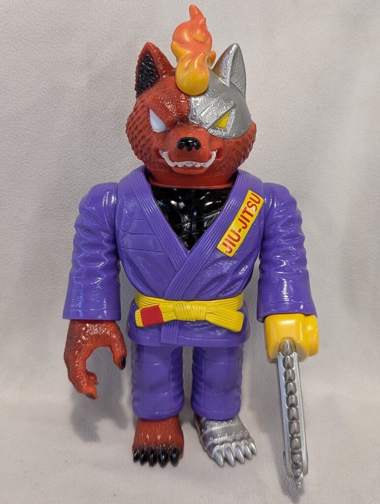 REDSHARK 柔術アニマルファイター ゴーストドッグ 柔術HEAD 紫胴着/黄帯/茶