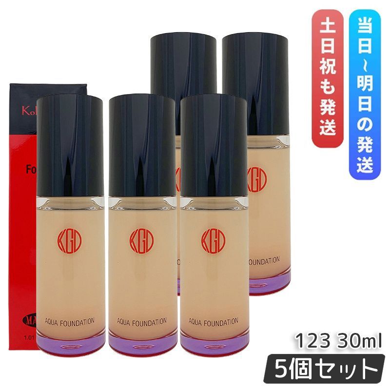 5個セット 江原道 Koh Gen Do マイファンスィー アクアファンデーション 30ml 123 カバー UV 化粧下地 日焼け止め 素肌 透明感 透明感 ツヤ こうげんどう