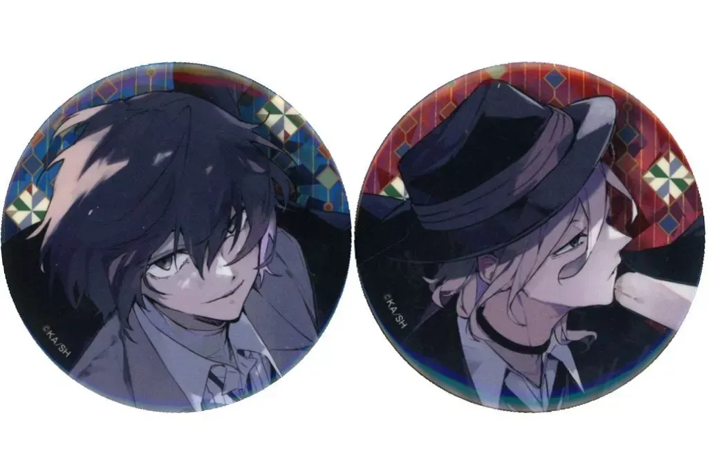 文豪ストレイドッグス ホログラム缶バッジ セット C103&C104 原作柄 再販】「文豪ストレイドッグス」ホログラム缶バッジセット(C103