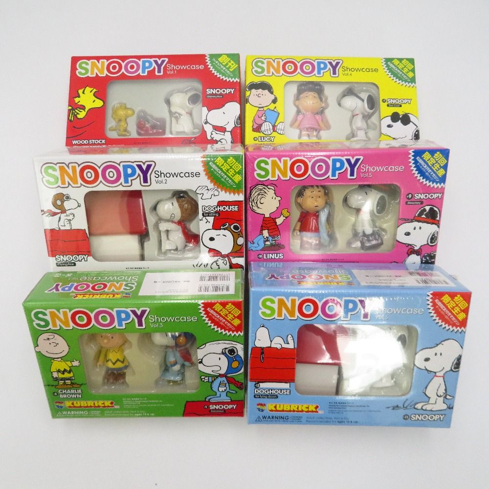 スヌーピー KUBRICK SNOOPY Showcase Vol.1~Vol.6 6種セット フィギュア 未開封品 スヌーピー KUBRICK SNOOPY Showcase Vol.1~Vol.6 6種セット