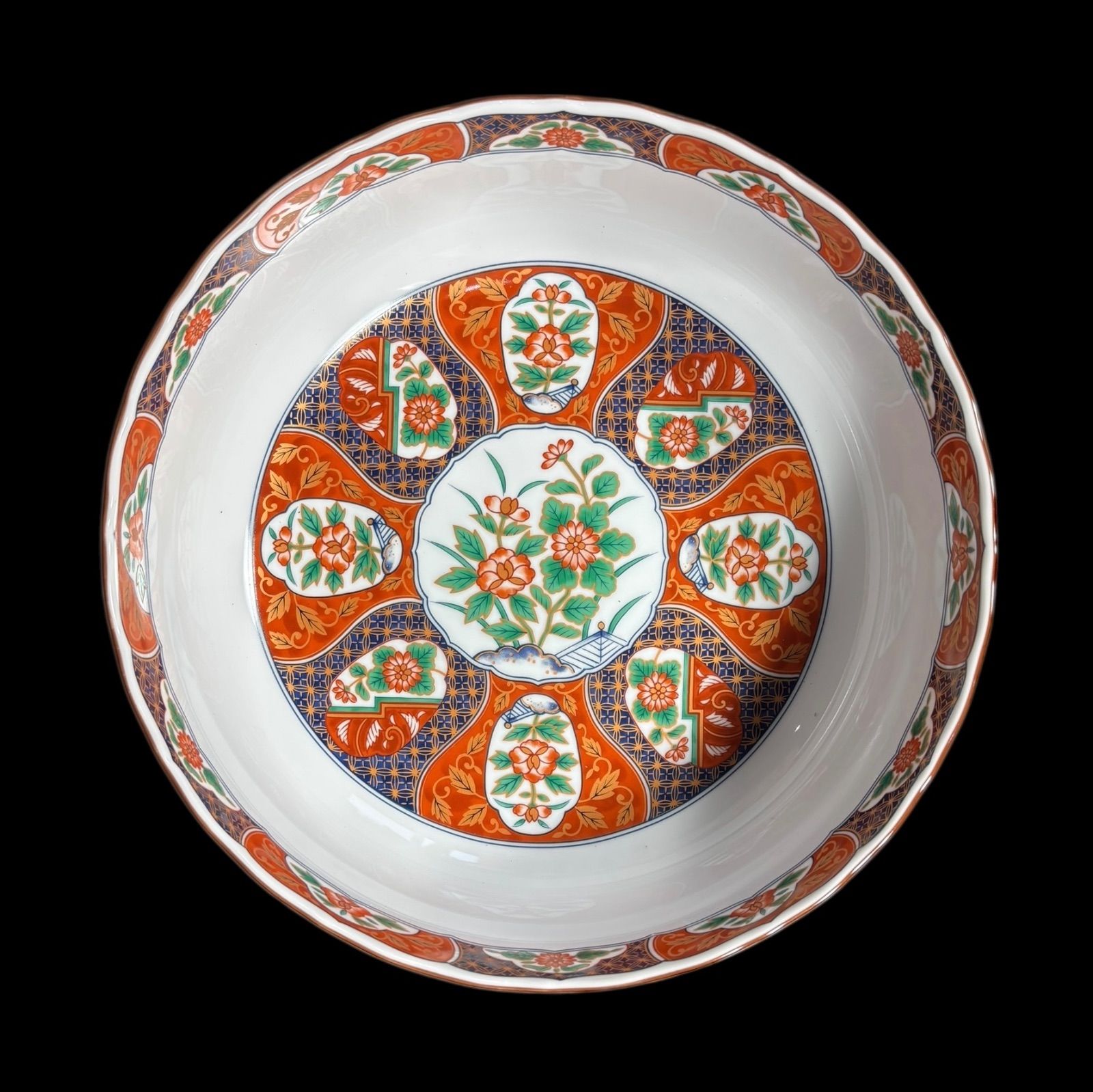有田焼 骨董品 絵鉢 丼 アンティーク 有田焼 醍醐窯 大鉢 牡丹 盛り鉢 色絵 鉢 菓子鉢 取り皿 飾り皿