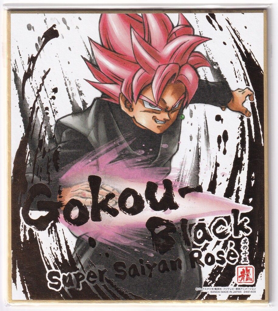 BANDAI ドラゴンボール色紙ART 9弾/2491409 超サイヤ人ロゼ