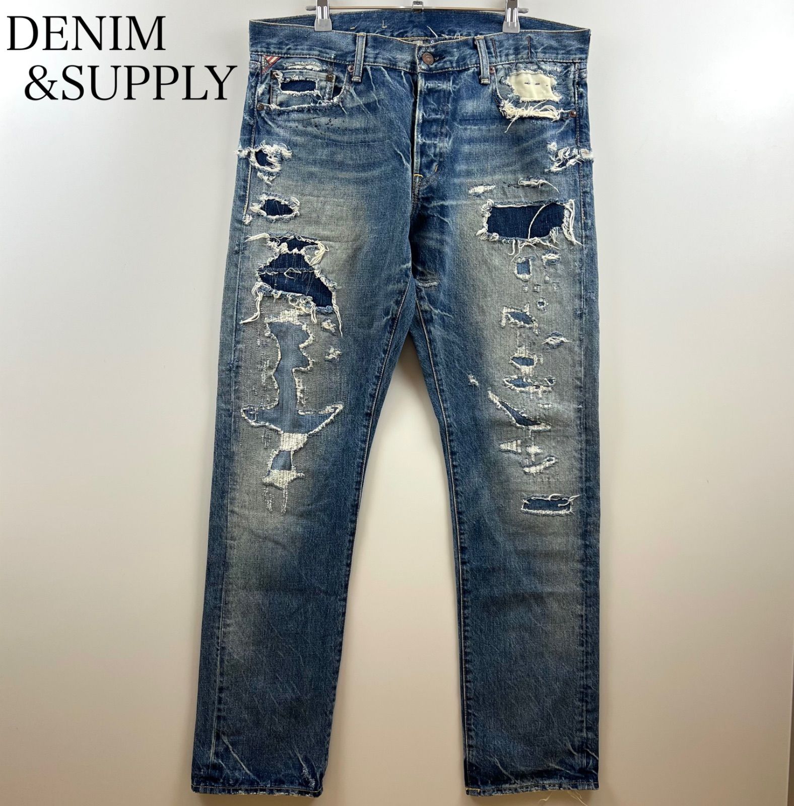 NORIMID ノーリミッド ブラック ダークデニム ワイドパンツ Lサイズ