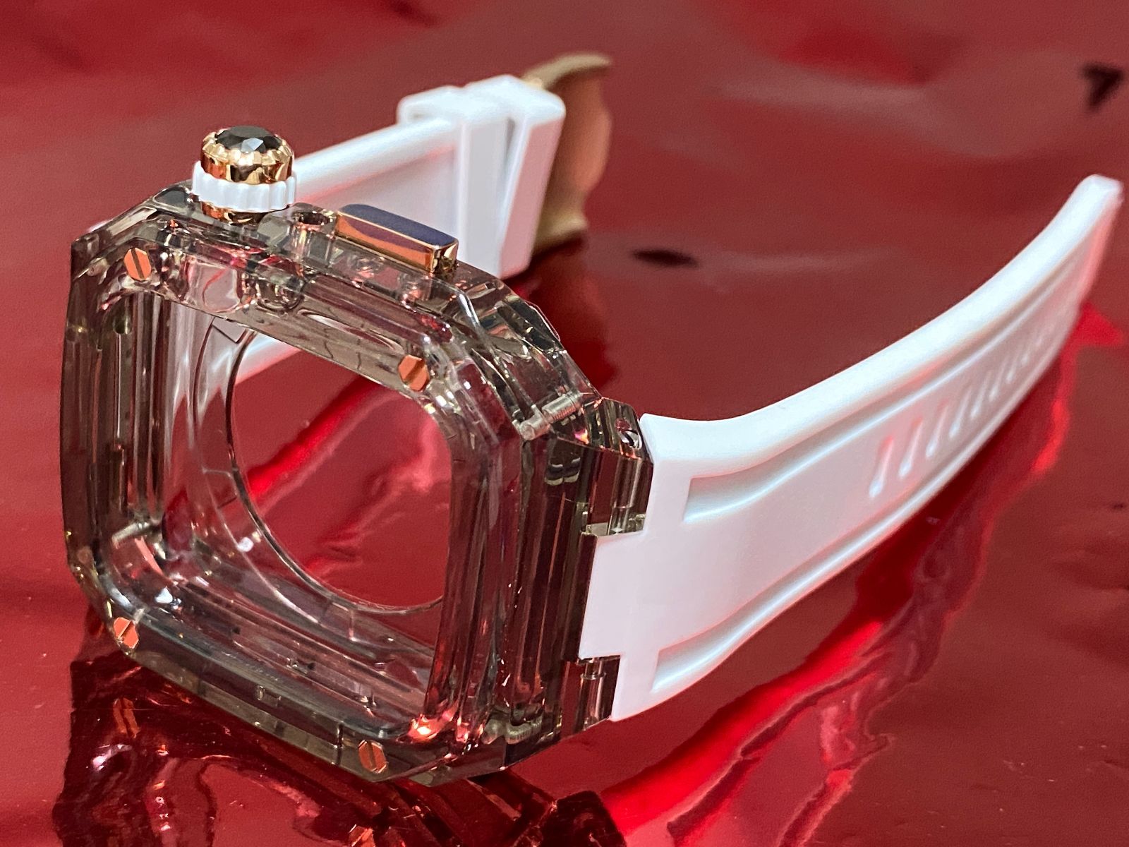 BREITLING用品⑨【中古】純正 ラバーベルト 取付幅22㎜ 尾錠幅20