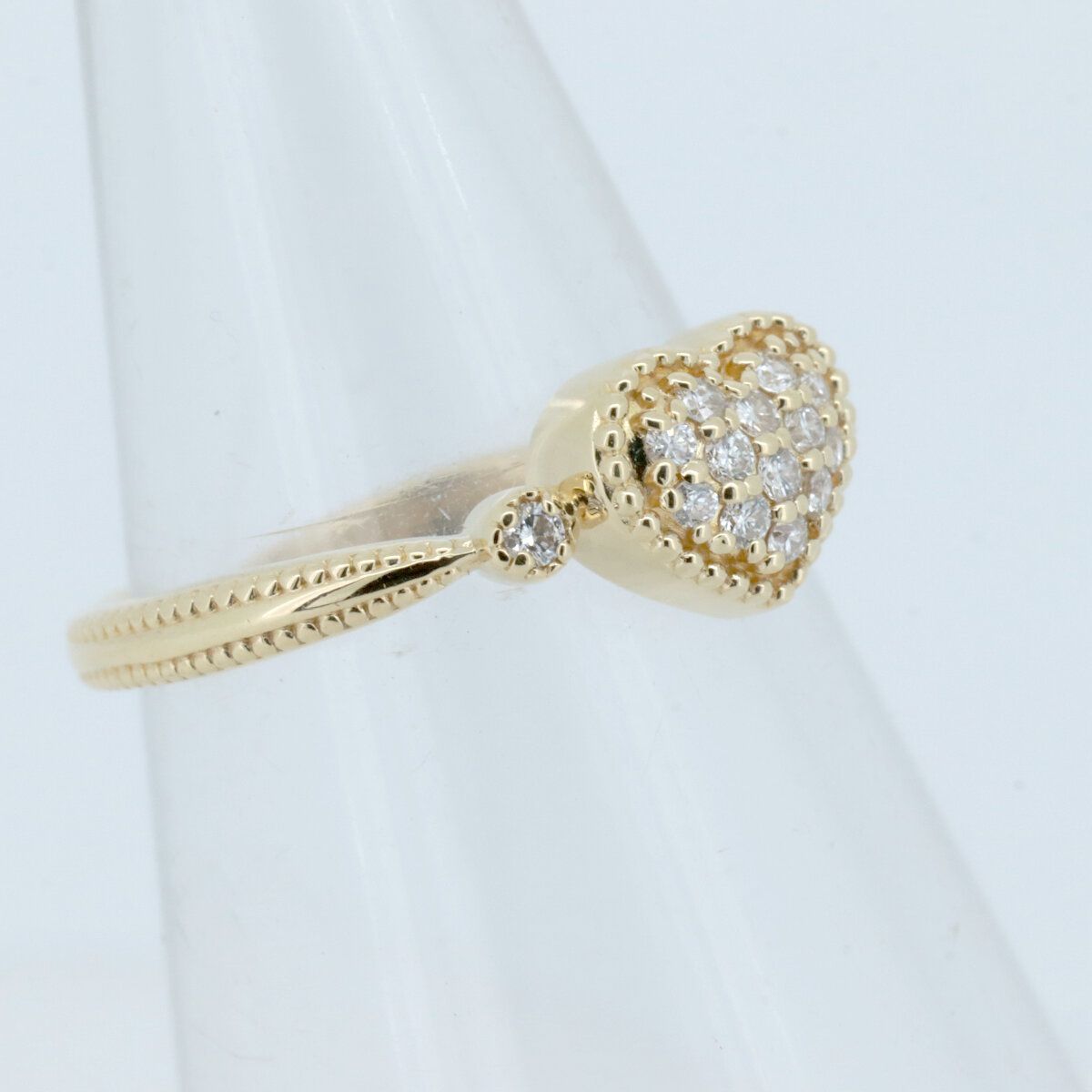 ポンテヴェキオ k18 パヴェリング こみにこ】Ponte Vecchio K18 ハート