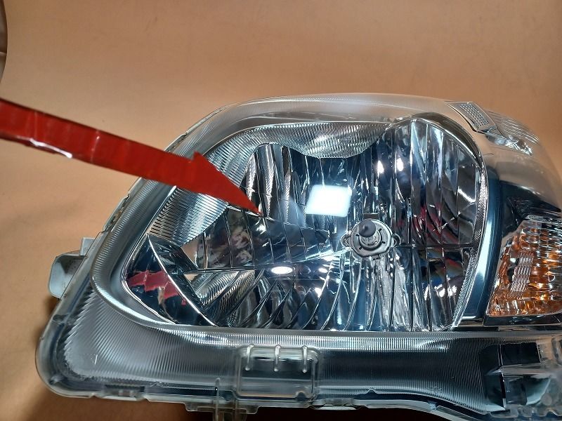 コーティング済 タント LA610S 左ヘッドランプ・ヘッドライト X SA 4WD  