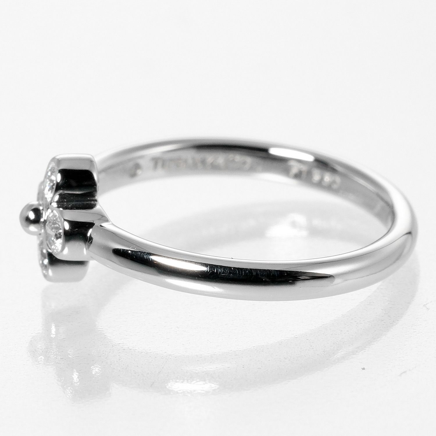 TIFFANY&Co.】ティファニー 4Pダイヤ フラワーレース 3.29g