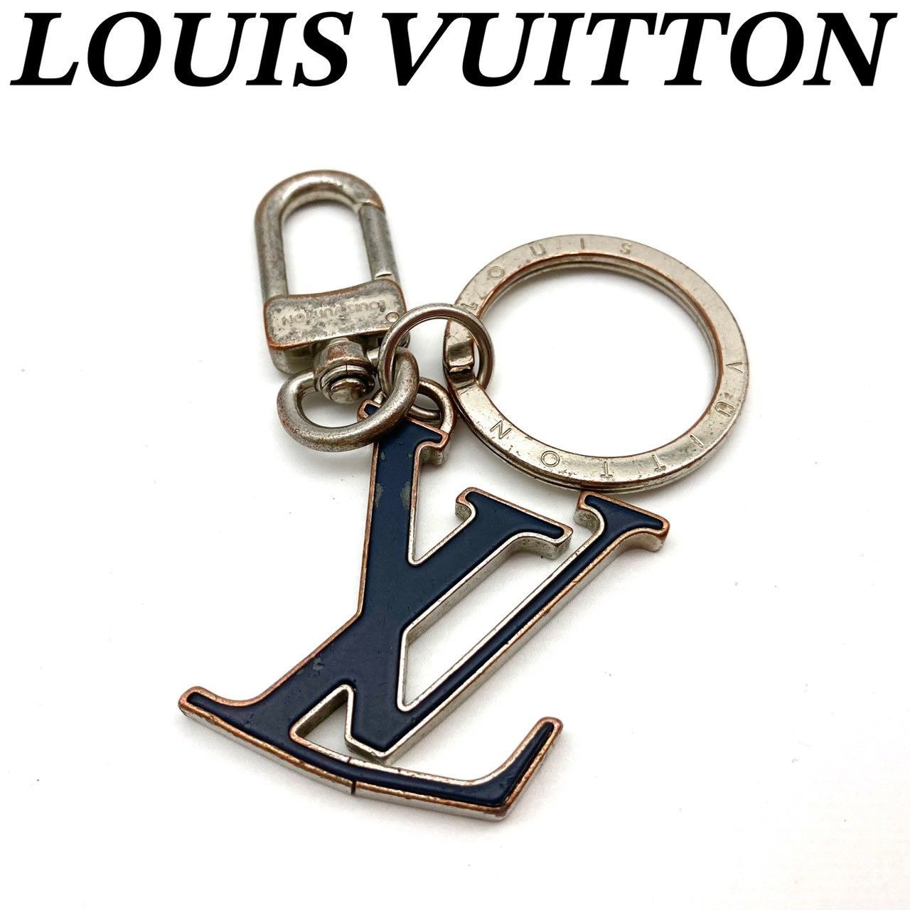 ルイヴィトン ポルトクレ クロマティック ロゴ キーホルダー 71007