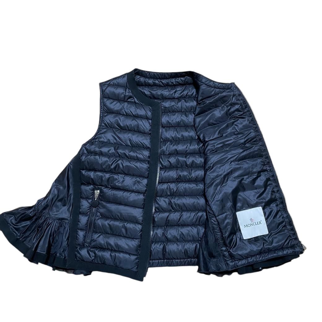 MONCLER モンクレール sacai サカイ HITOMI GILET モンクレール ダウンベスト コラボ ヒトミ サイズ0 - メルカリ