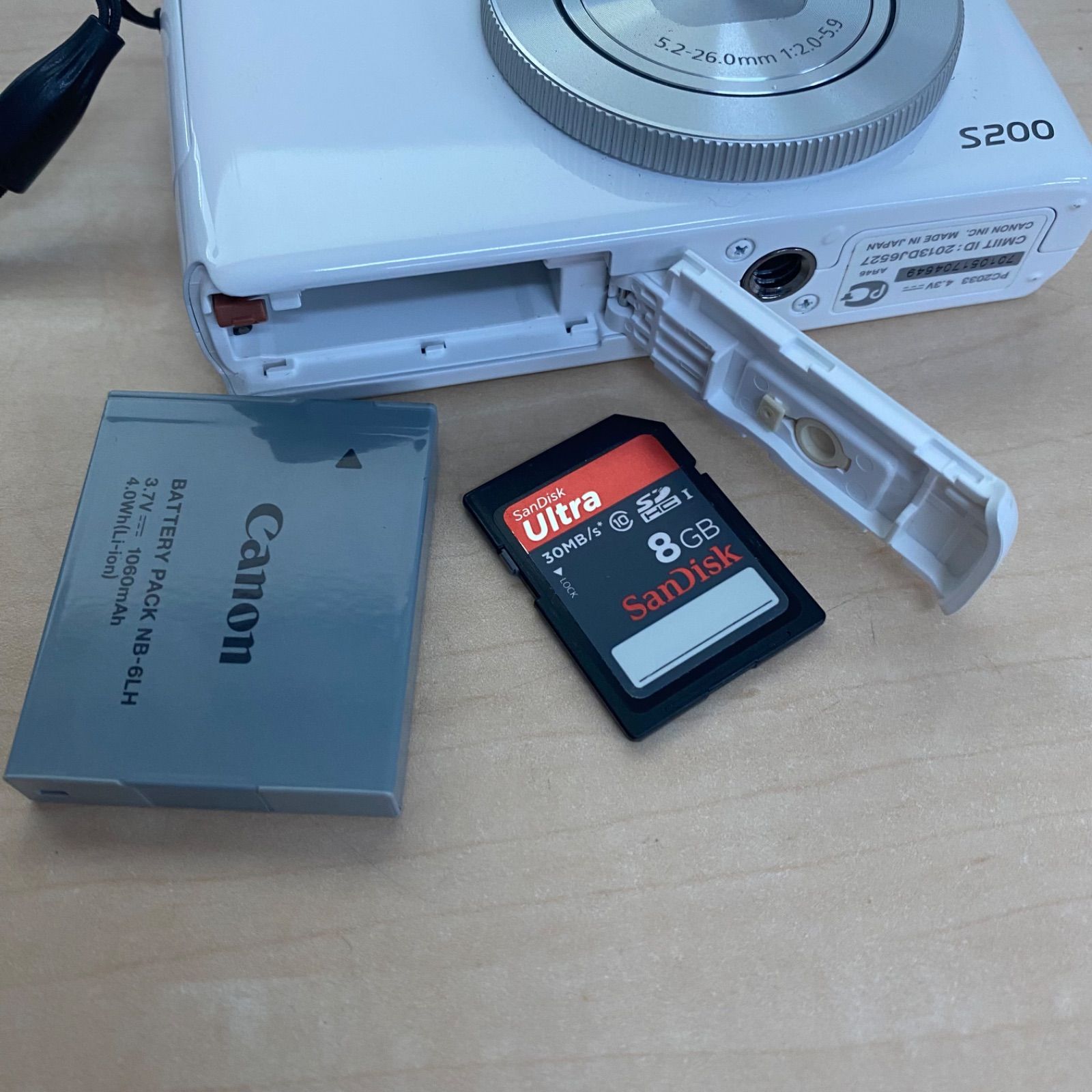 ジャンク品】Canon PowerShot S200 セブンイレブンモデル デジカメ 