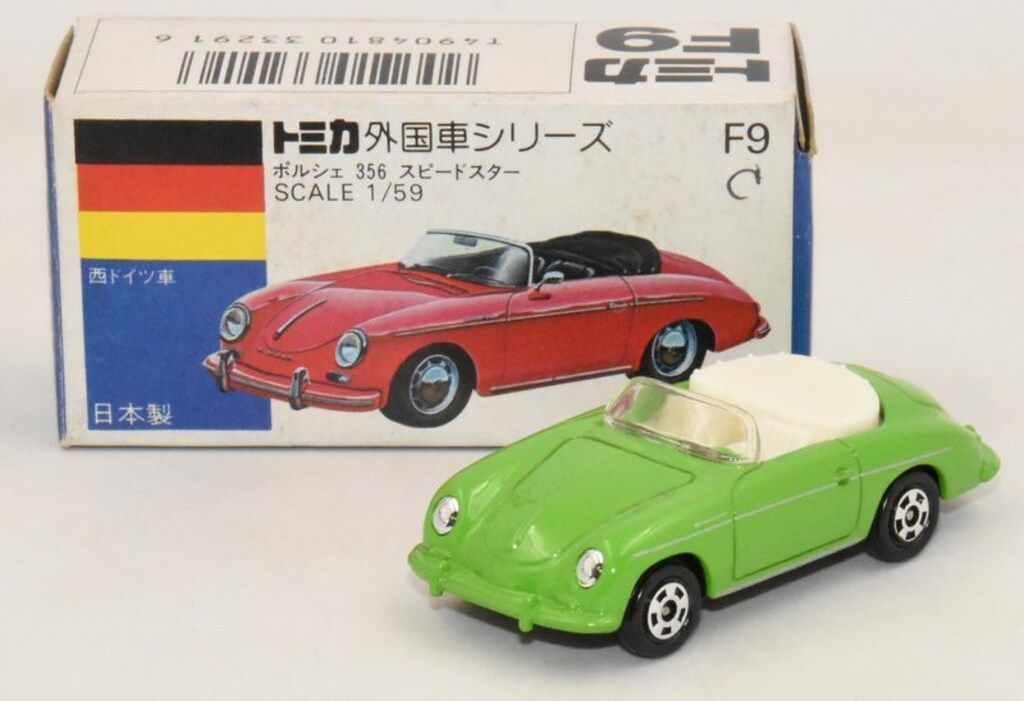 トミー トミカ/青箱日本製 イケダ特注 ポルシェ356スピード
