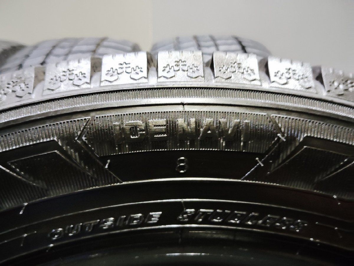 可 ジャズマスター 走行短め GOODYEAR ICENAVI8 205 55R16 16インチ スタッドレス 4本 22年製 カローラスポーツ プレマシー リーフ アイシス等 KTH400 最新の