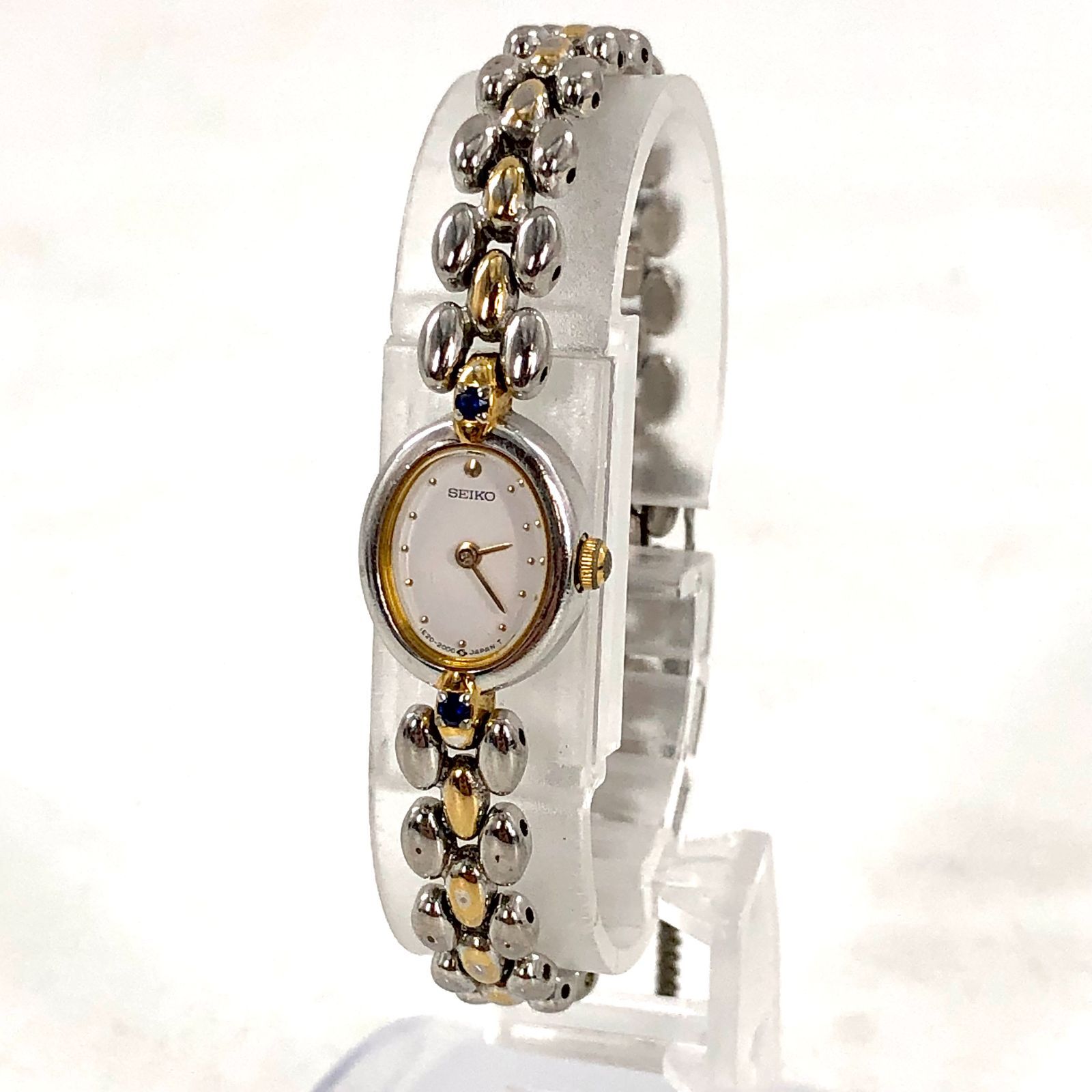 SEIKO セイコー 1E20-6160 SS/QZ ホワイト文字盤 レディース