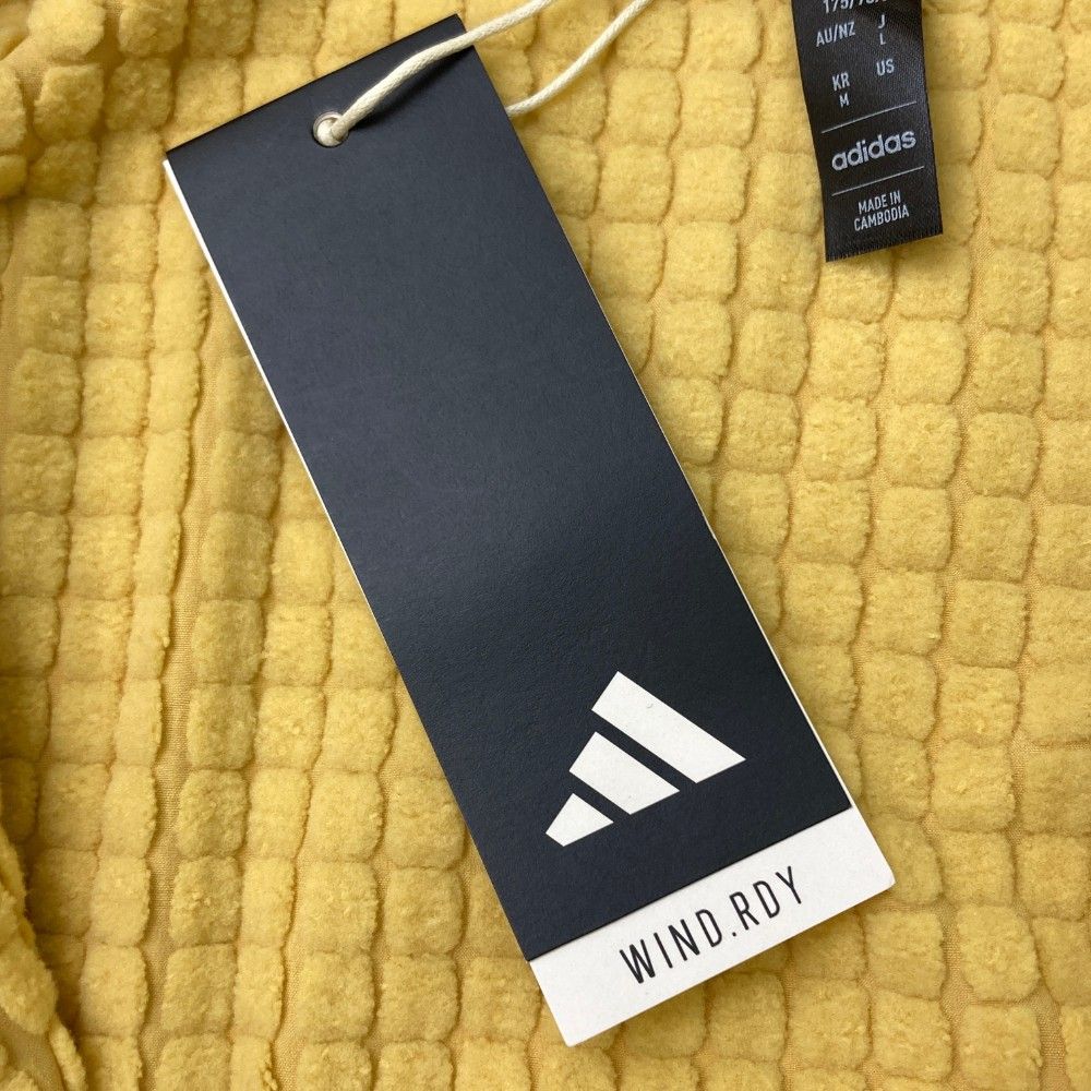 サイズ：M ADIDAS GOLF アディダスゴルフ IW2818 2024年 ハーフジップ ベスト  ベージュ系 [240101474674] ゴルフウェア メンズ ストスト 新品】ADIDAS GOLF アディダスゴルフ IW2818 2024年 ハーフ