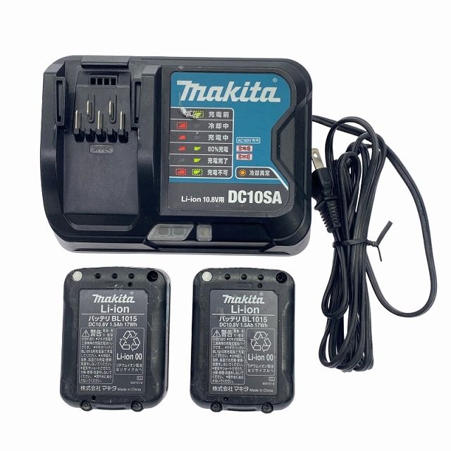 ☆品☆ makita マキタ 10.8V 充電式インパクトドライバー TD111DSMX 青