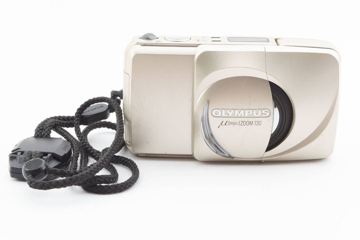 ☆並品☆完動品☆ OLYMPUS μ ｍju ZOOM 130 リモコン付き 管理番号