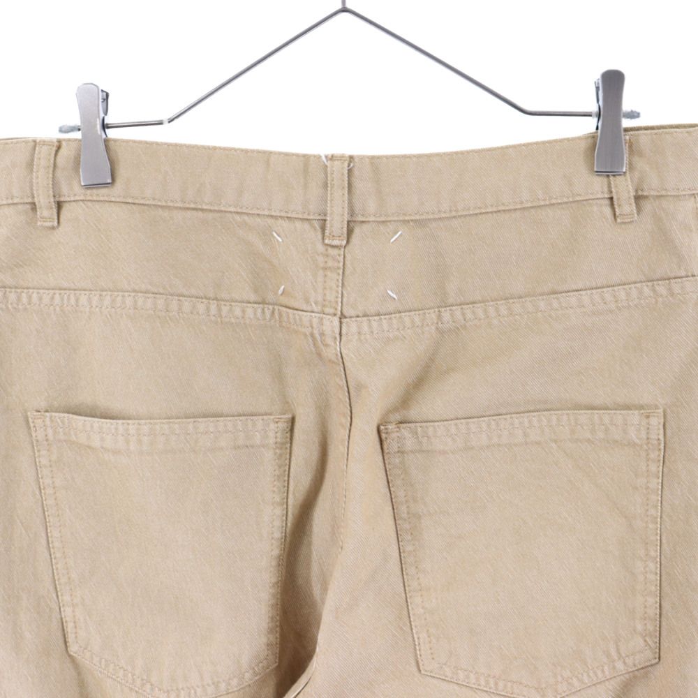 Martin Margiela マルタンマルジェラ 12AW ワイドスラックスパンツ コットンパンツ ベージュ S30LA0055 S41102 Martin Margiela (マルタンマルジェラ) 12AW ワイドスラックスパンツ