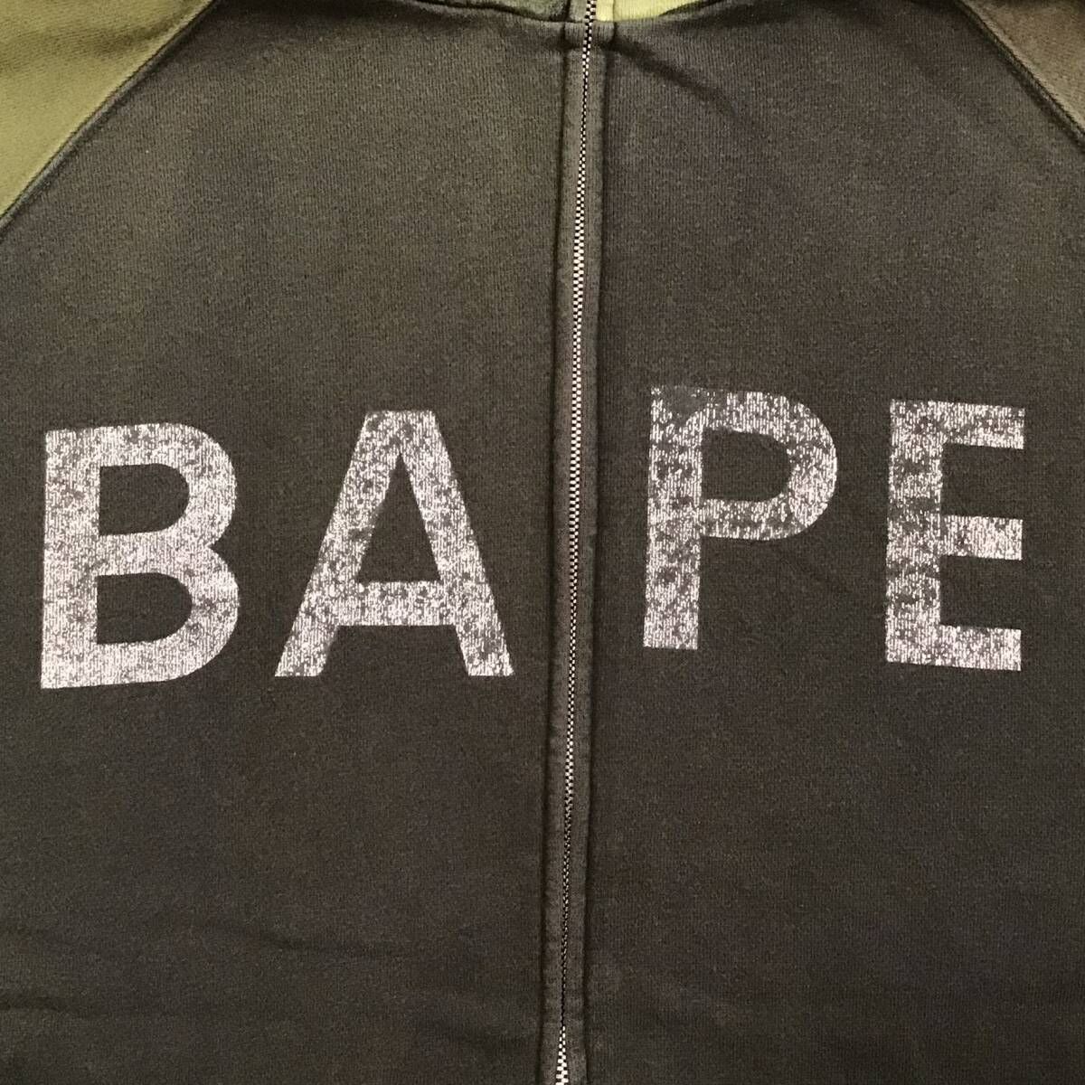 ☆初期☆ Green camo パーカー Lサイズ a bathing ape Crazy BAPE camo 