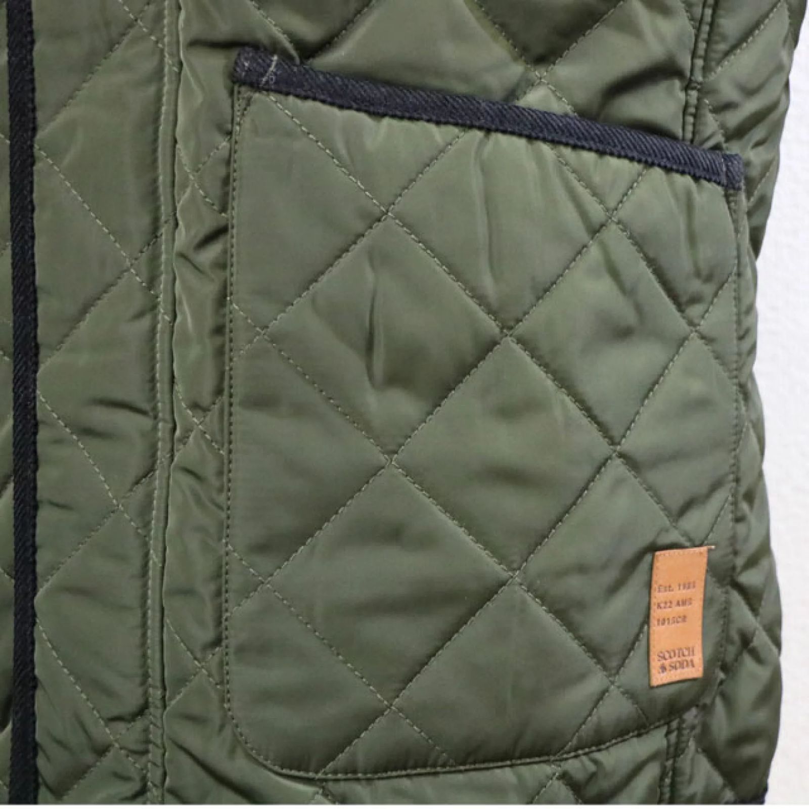 SCOTCH&SODA（スコッチアンドソーダ）中綿キルティングジャケット OD 