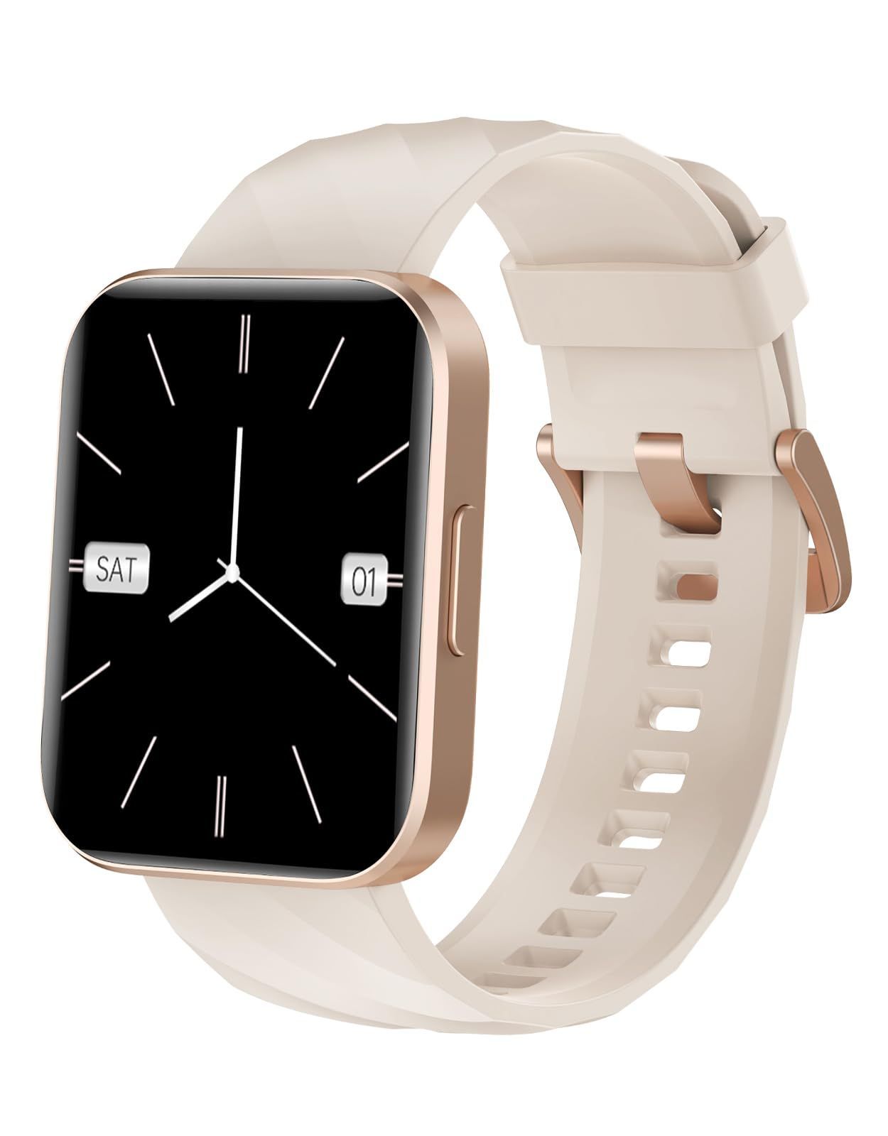 【新着商品】長持ちバッテリー 100+種類運動モード 1.85インチ画面 Watch 技適認証済み Smart 腕時計 メンズ レディース Line通知 歩数計 Bluetooth通話 アンドロイド対応 iPhone対応 スマートウォッチ 
