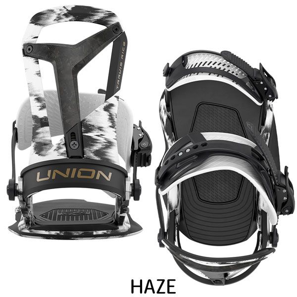 UNION スノーボード ビンディング ブラック/レッド FALCOR UNION