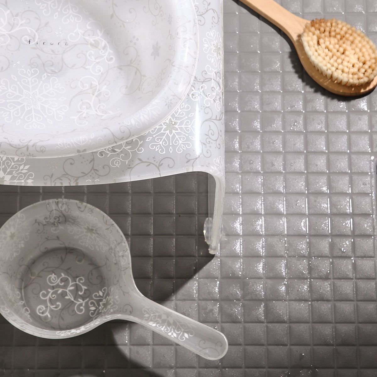 バスチェアー 花