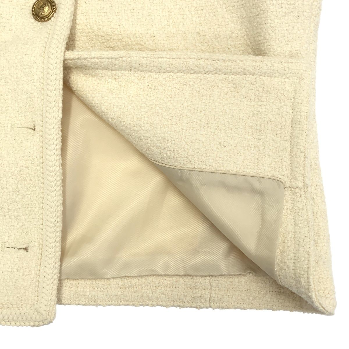 Na.e ナエ 25SS THE TWEED JACKET ツイードジャケット アイボリー F