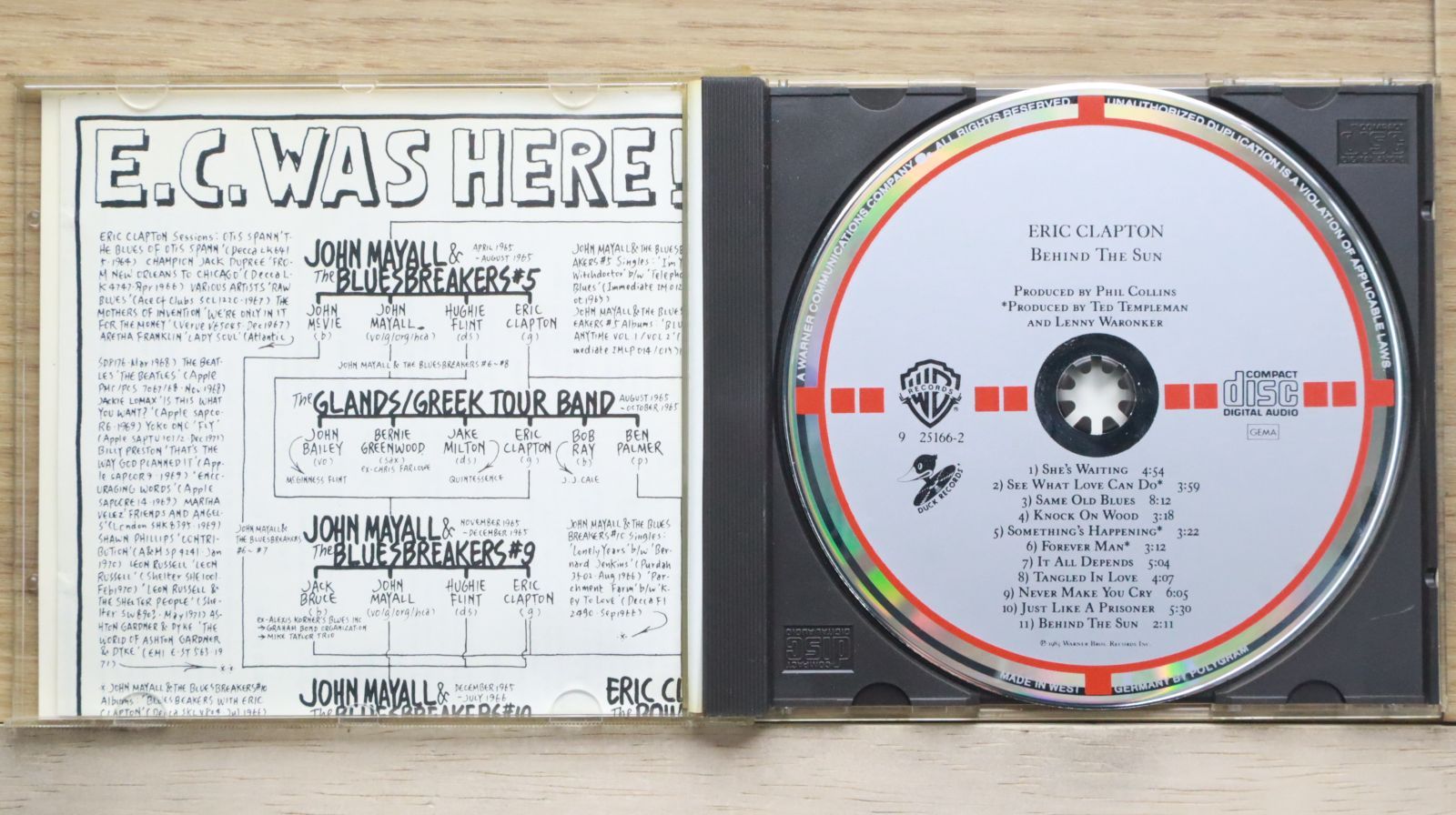 国内盤CD☆エリック・クラプトン/Eric Clapton□ ビハインド・ザ・サン