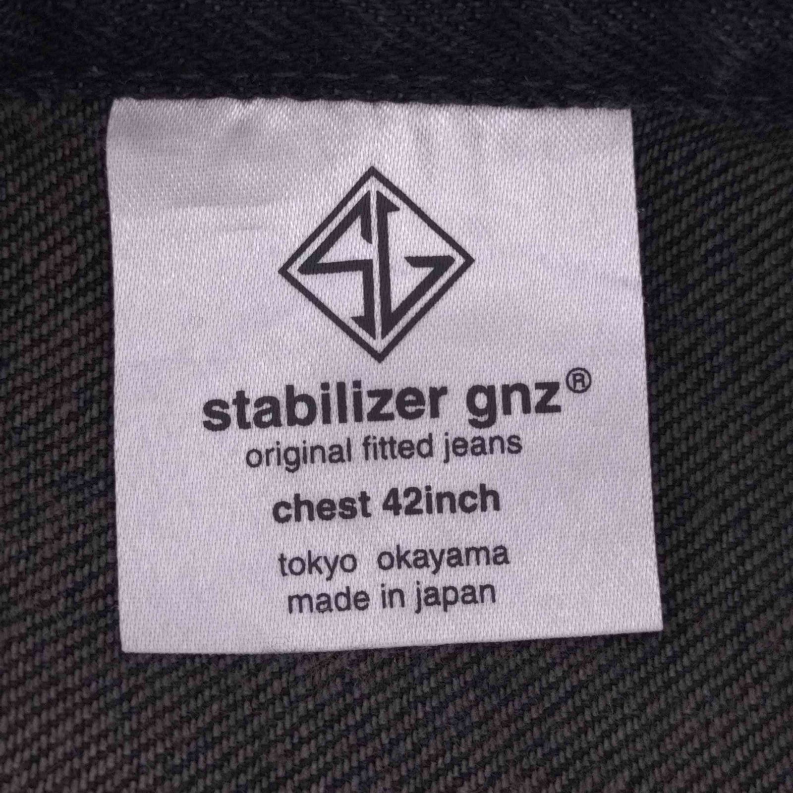 スタビライザージーンズ STABILIZER GNZ STAND COLLAR JACKET スタンド 